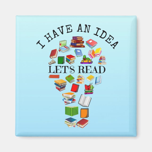 I Have An Idea Let's Read Magnet (Front)