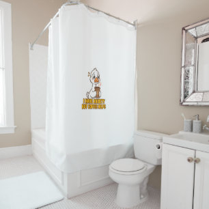 I Have Anxiety But Coffee Helps Funny Shower Curtain