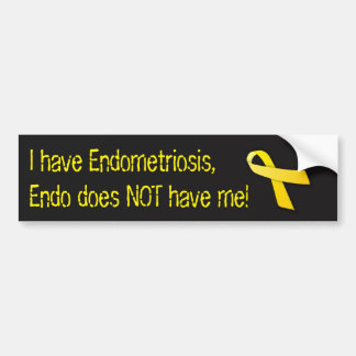 "I HAVE..." Awareness Bumper Sticker