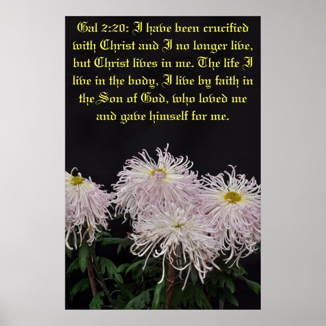 I have been crucified with Christ Poster (Front)