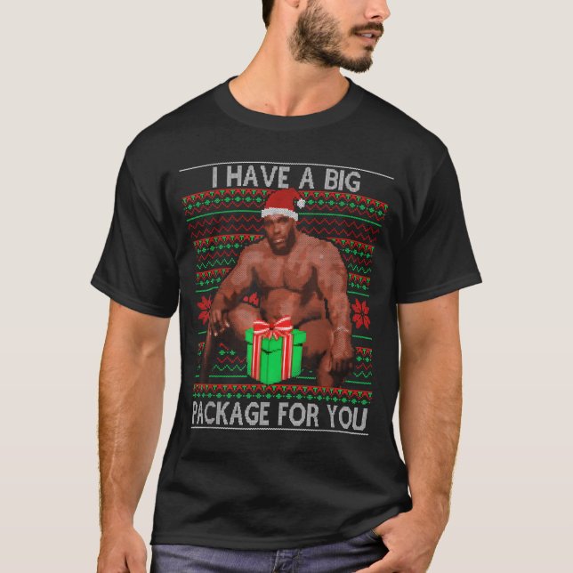 I Have Big Package For You Santa Claus &amp; Huge  T-Shirt (Front)