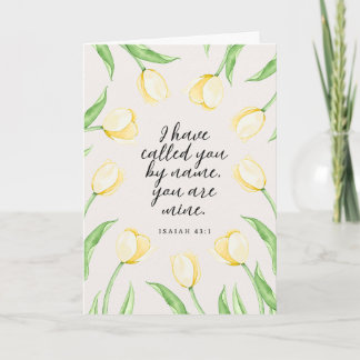 I have called you by name you are mine cards 