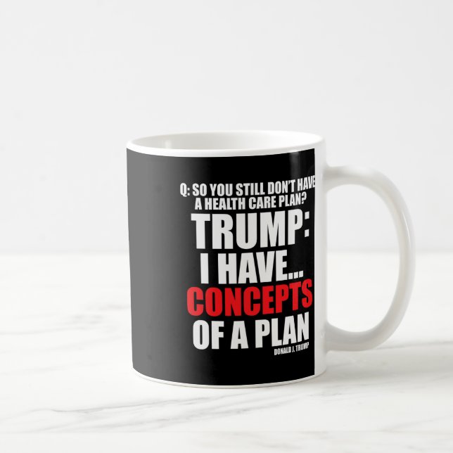 I Have... Concepts Of A Plan Voting Trump Election Coffee Mug (Right)