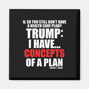 I Have... Concepts Of A Plan Voting Trump Election Magnet