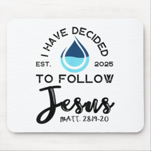 I Have Decided To Follow Jesus Established 2025 Wh Mouse Mat