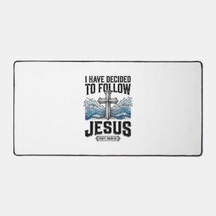 I Have Decided To Follow Jesus Vintage Shirt Desk Mat