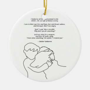 I Have Done Something Ceramic Tree Decoration