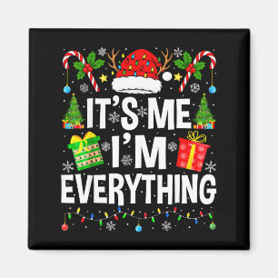 I Have Everything I Need Couples Pajamas Christmas Magnet