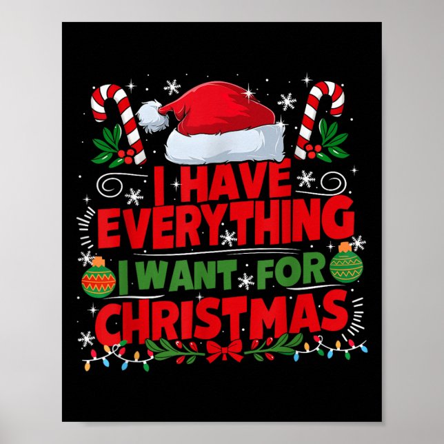 I Have Everything I Want For Christmas Couples Mat Poster (Front)