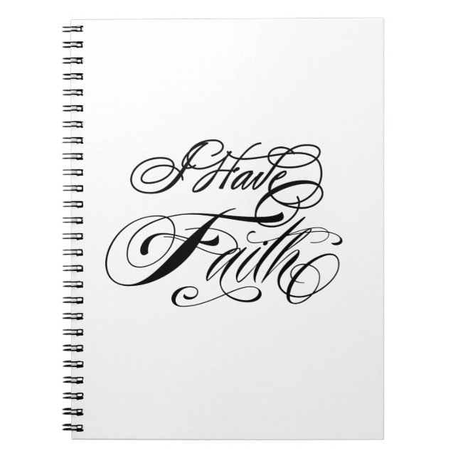 I Have Faith Notebook (Front)