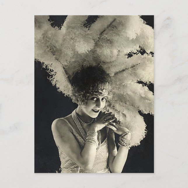 I Have Feathers on My Head Postcard (Front)