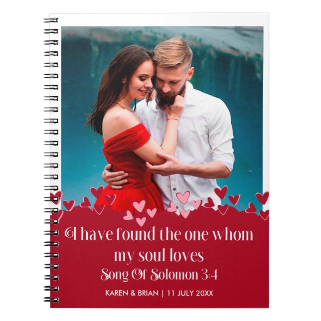 I Have Found The One My Soul Loves  Notebook (Front)