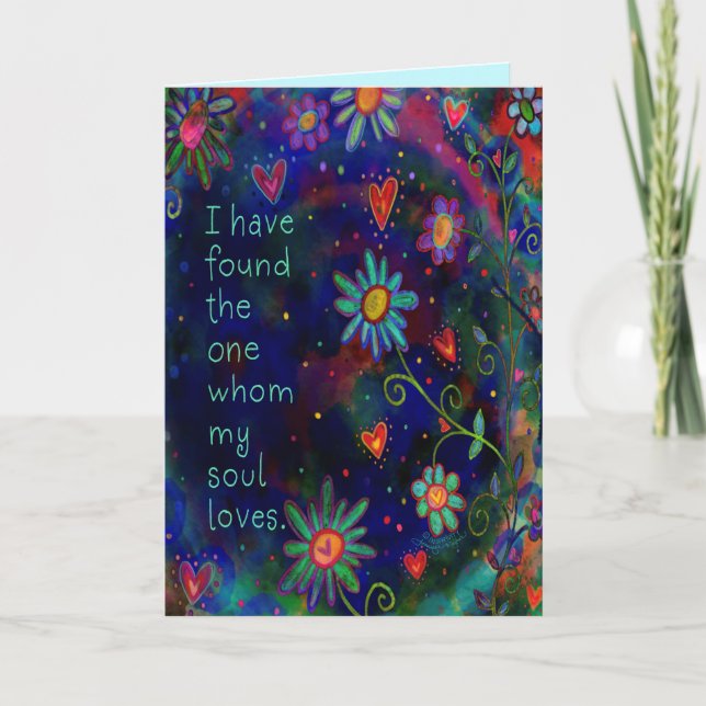 I Have Found the One Quote Love Valentines Card (Front)