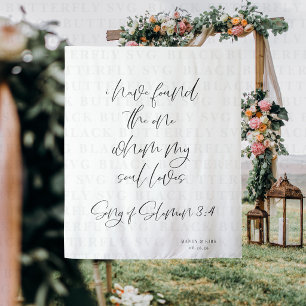 I Have Found the One Wedding backdrop banner Tapestry