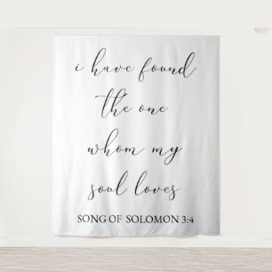 I Have Found the One Wedding Backdrop Tapestry