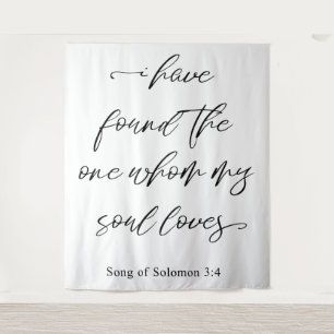 I Have Found the One wedding Backdrop Tapestry