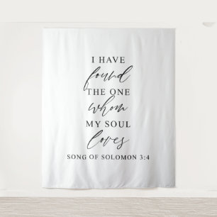I Have Found the One Whom My Soul Loves Scripture Tapestry