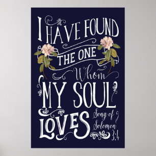 I have found the one whom my soul loves sign art