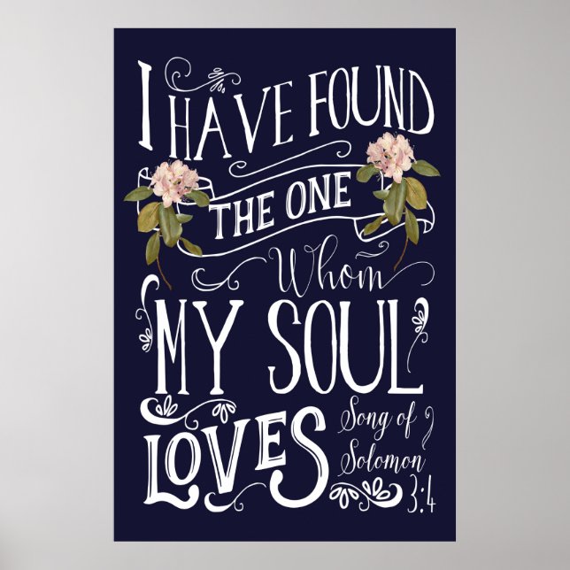 I have found the one whom my soul loves sign art (Front)