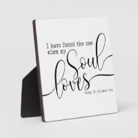 I have found the one whom my soul loves Sign