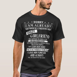 I have Freaking Crazy Girlfriend Born in May T-Shirt