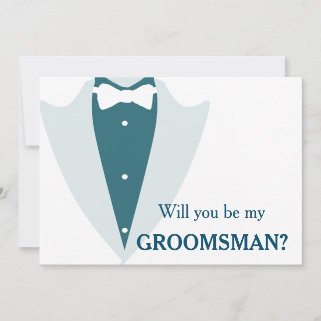 I have got the girl will you be my Groomsman? Invitation (Front)
