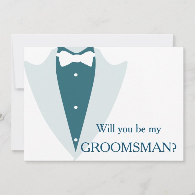 I have got the girl will you be my Groomsman? Invitation (Front)