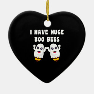 I Have Huge Boo Bees Halloween Matching Ceramic Tree Decoration