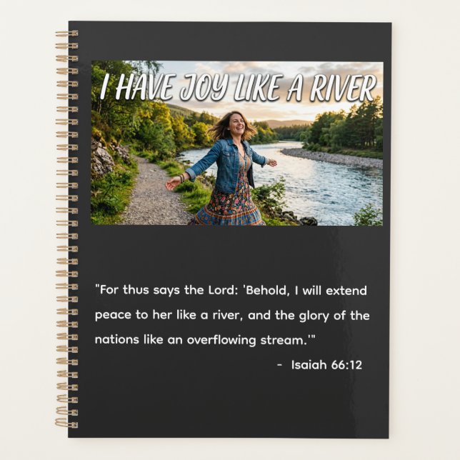 I Have Joy Like a River Planner (Front)