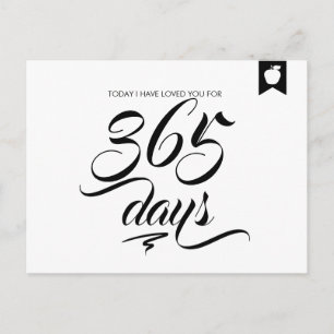 I Have Loved You Days Anniversary Love Postcard