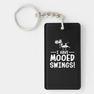 I Have Mooed Swing Mood Swings Cow Lover Key Ring