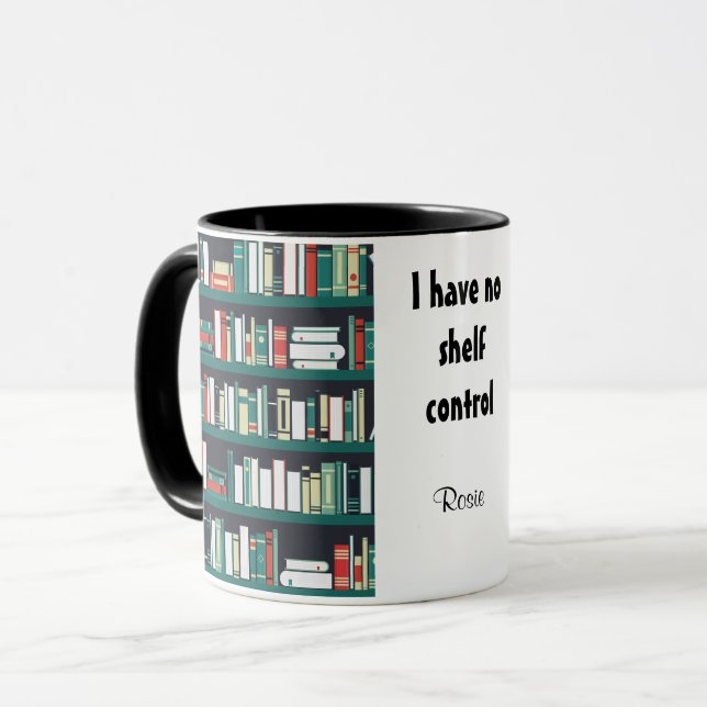I have no shelf control Librarian Books Mug (Front Left)