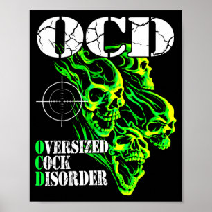 I Have Ocd Oversized Disorder  Poster
