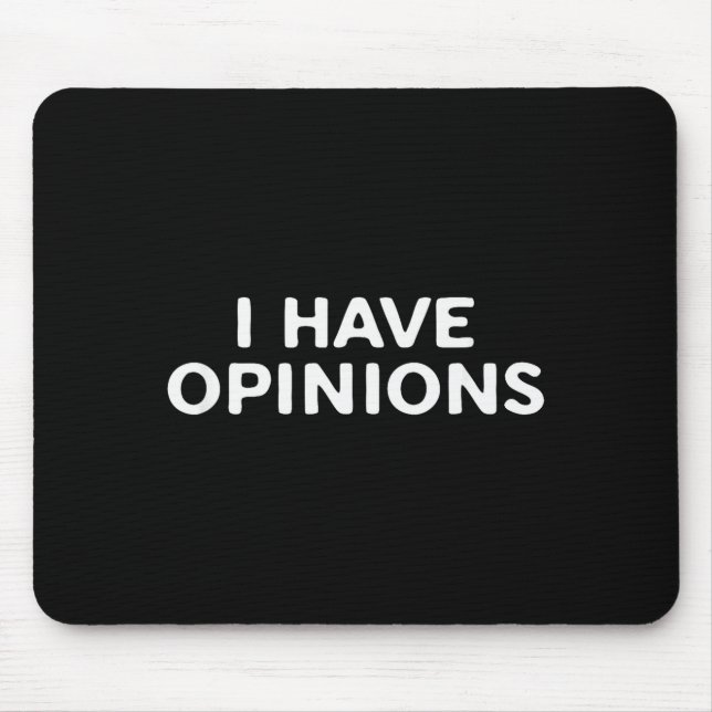 I Have Onions Bold Funny Statement Design  Mouse Mat (Front)