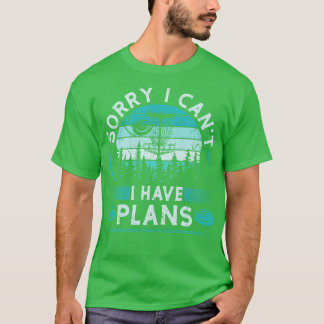 I Have Plans Funny Disc Golf T-Shirt