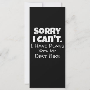 I Have Plans With My Dirt Bike Gift