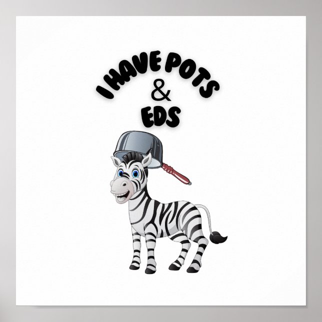 I Have POTS & EDS  Poster (Front)