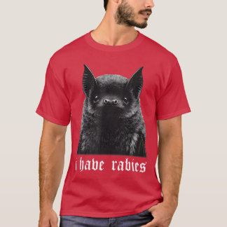 I Have Rabies Bat Vintage T-Shirt