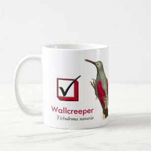 I Have Seen the Wallcreeper Birder's Check Box Coffee Mug