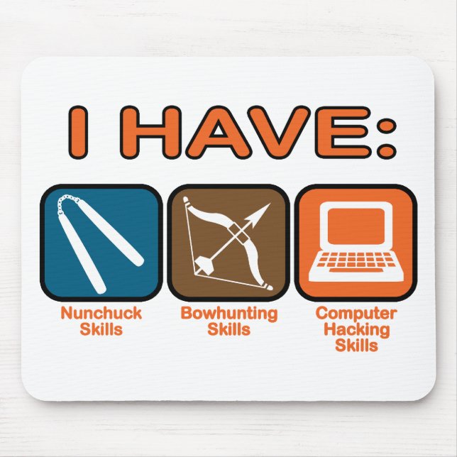 I Have Skills Napoleon Dynamite Mouse Mat (Front)