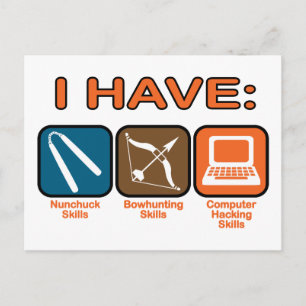 I Have Skills Napoleon Dynamite Postcard