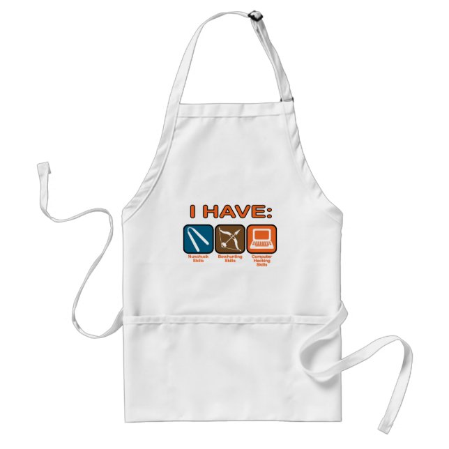 I Have Skills Napoleon Dynamite Standard Apron (Front)