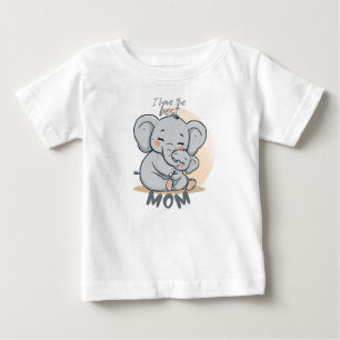 I Have the Best MOM – Cute Elephant T-Shirt