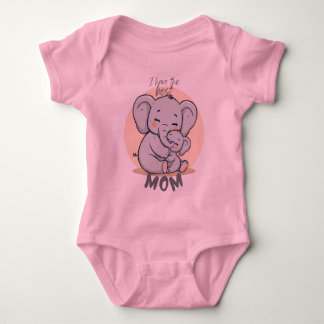 I Have the Best MOM – Pink Infant Creeper