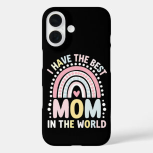 I Have The Best Mum In The World Boho Rainbow iPhone 16 Case
