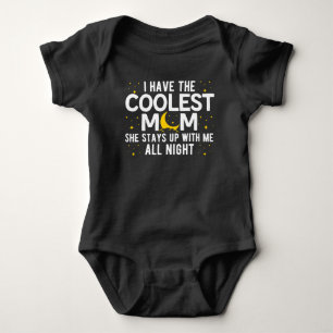 I Have The Coolest Mum Funny Mother's Day Baby Bodysuit
