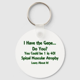 I Have the Gene - Do You? Green Key Ring