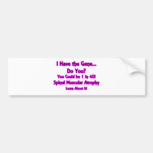 I Have the Gene - Do You? Pink Bumper Sticker