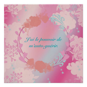 I have the power to heal myself poster
