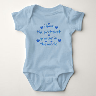 I have the prettiest granny in the world baby bodysuit